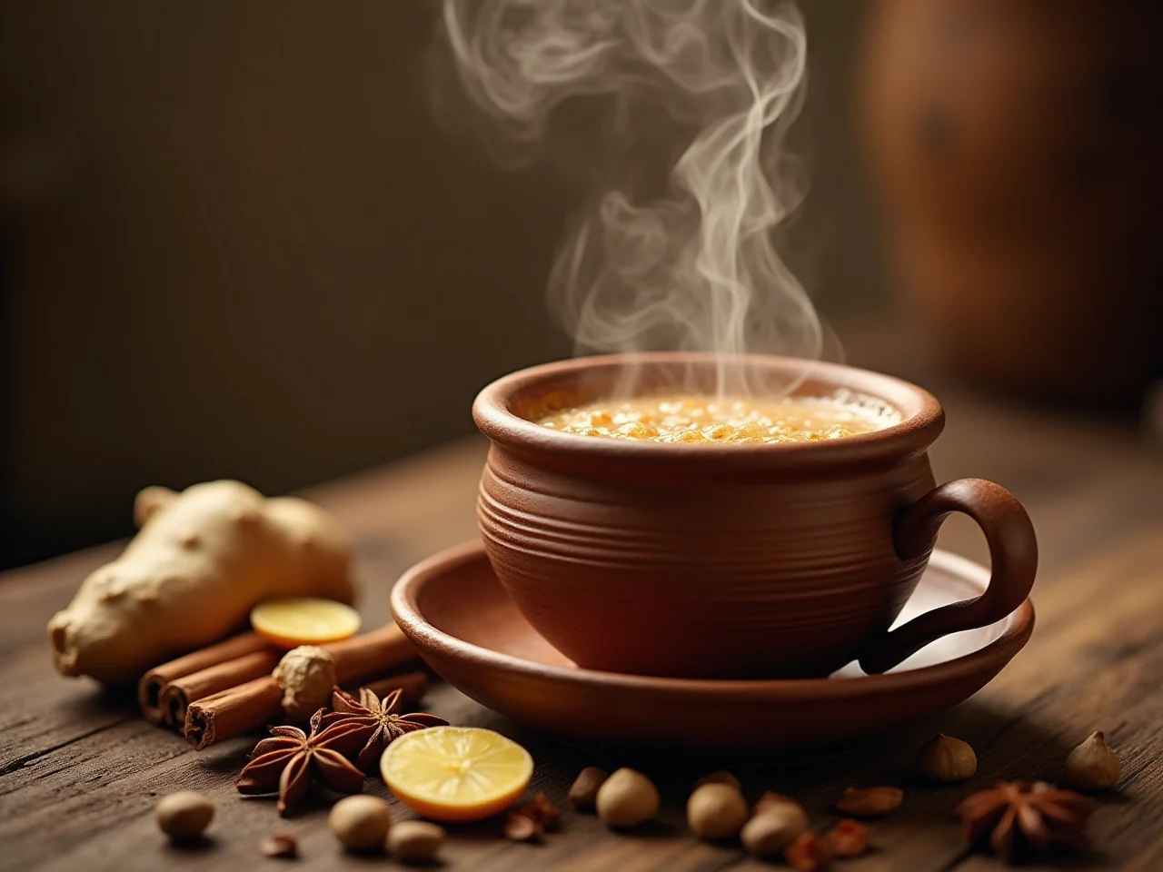 freepik a steaming cup of indian masala chai served in a t 7268